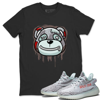 Yeezy 350 Blue Tint Sneaker Match Tees Bear Face Sneaker Tees Yeezy 350 Blue Tint Sneaker Release Tees Unisex Shirts