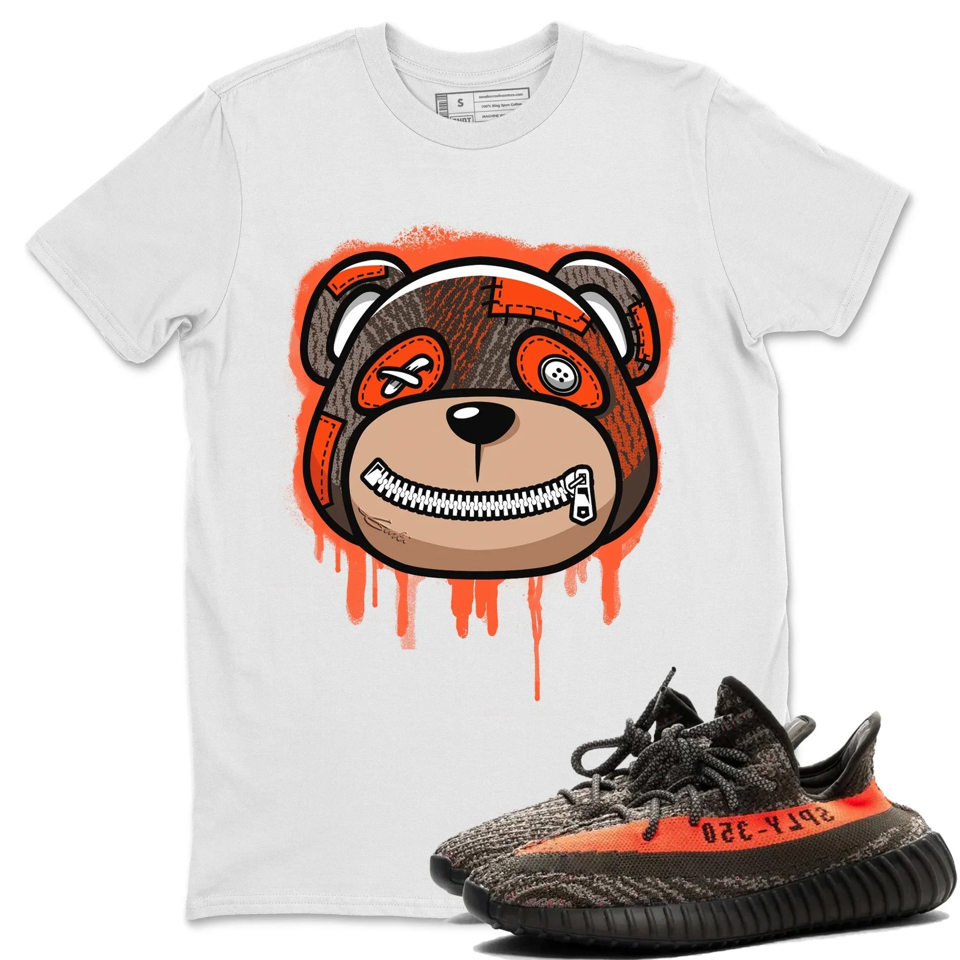 Yeezy 350 Carbon Beluga Sneaker Match Tees Bear Face Sneaker Tees Yeezy 350 Carbon Beluga Sneaker Release Tees Unisex Shirts