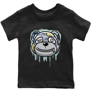 Yeezy 350 MX Blue Sneaker Match Tees Bear Face Sneaker Tees Yeezy 350 MX Blue Sneaker Release Tees Kids Shirts