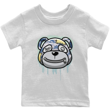 Yeezy 350 MX Blue Sneaker Match Tees Bear Face Sneaker Tees Yeezy 350 MX Blue Sneaker Release Tees Kids Shirts