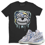 Yeezy 350 MX Blue Sneaker Match Tees Bear Face Sneaker Tees Yeezy 350 MX Blue Sneaker Release Tees Unisex Shirts