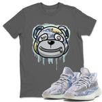 Yeezy 350 MX Blue Sneaker Match Tees Bear Face Sneaker Tees Yeezy 350 MX Blue Sneaker Release Tees Unisex Shirts