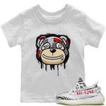 Yeezy 350 Zebra Sneaker Match Tees Bear Face Sneaker Tees Yeezy 350 Zebra Sneaker Release Tees Kids Shirts