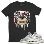 Yeezy 350 Zebra Sneaker Match Tees Bear Face Sneaker Tees Yeezy 350 Zebra Sneaker Release Tees Unisex Shirts