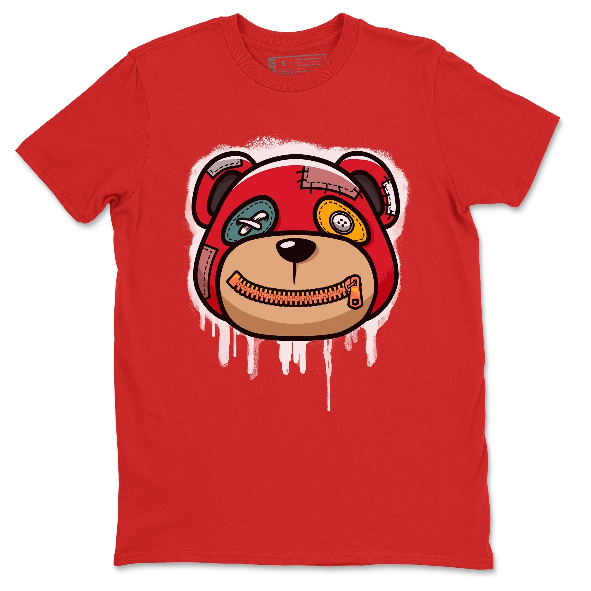 Yeezy 700 Hi-Res Red Sneaker Match Tees Bear Face Sneaker Tees Yeezy 700 Hi-Res Red Sneaker Release Tees Unisex Shirts