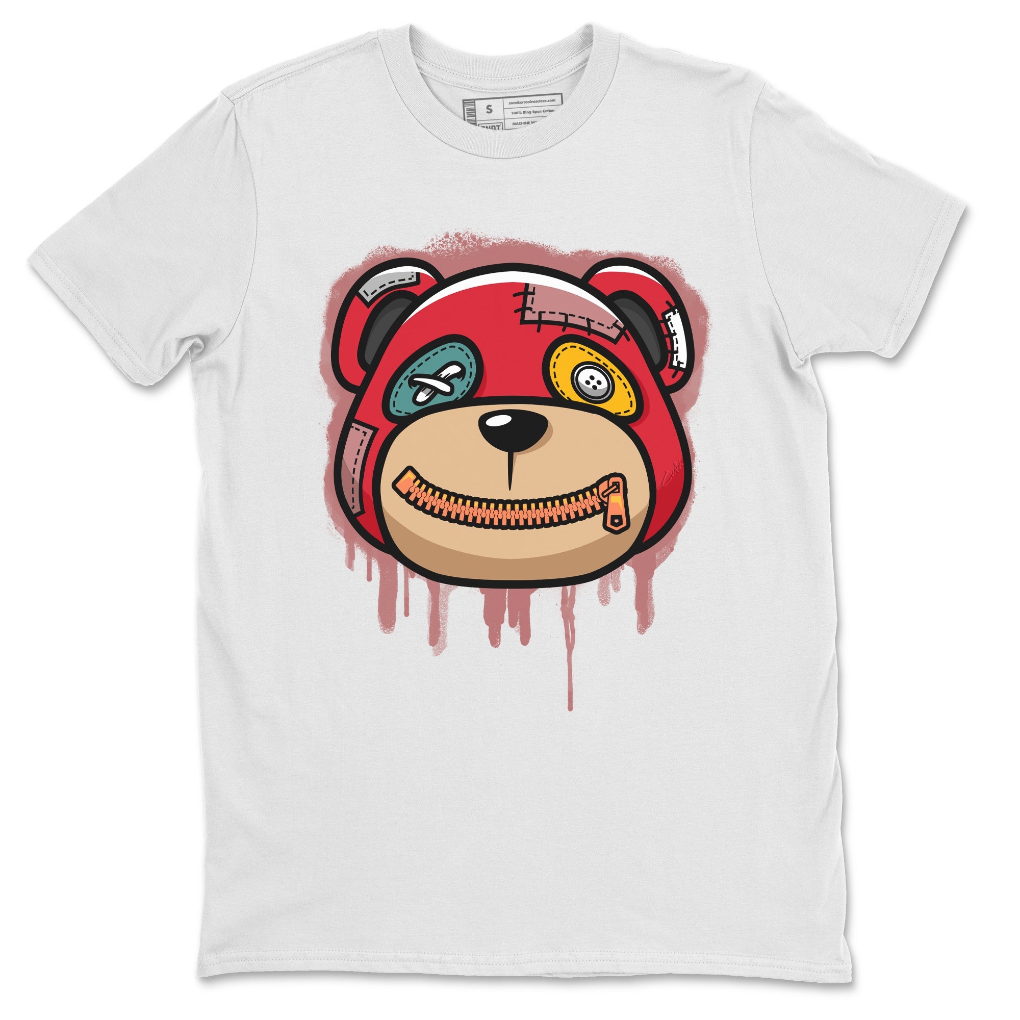 Yeezy 700 Hi-Res Red Sneaker Match Tees Bear Face Sneaker Tees Yeezy 700 Hi-Res Red Sneaker Release Tees Unisex Shirts