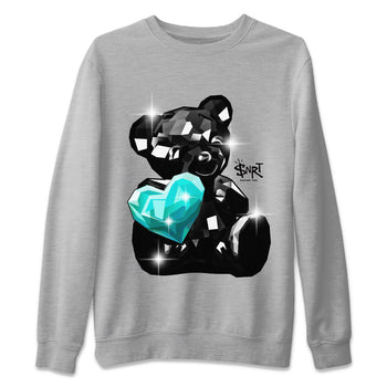 Air Force 1 Tiffany Sneaker Match Tees Bear Germs Sneaker Tees Air Force 1 Low x Tiffany Sneaker Release Tees Unisex Shirts Heather Grey 2