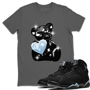 Air Jordan 7 Chambray Sneaker Match Tees Bear Germs Sneaker Tees AJ7 Chambray SNRT Sneaker Release Tees Unisex Shirts Cool Grey 1