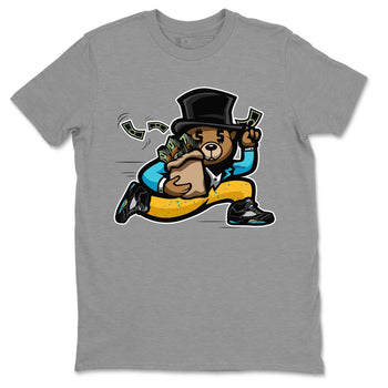 Jordan 5 Aqua Sneaker Match Tees Bear Steals Sneaker Tees Jordan 5 Aqua Sneaker Release Tees Unisex Shirts