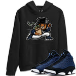 Jordan 13 Brave Blue Sneaker Match Tees Bear Steals Sneaker Tees Jordan 13 Brave Blue Sneaker Release Tees Unisex Shirts