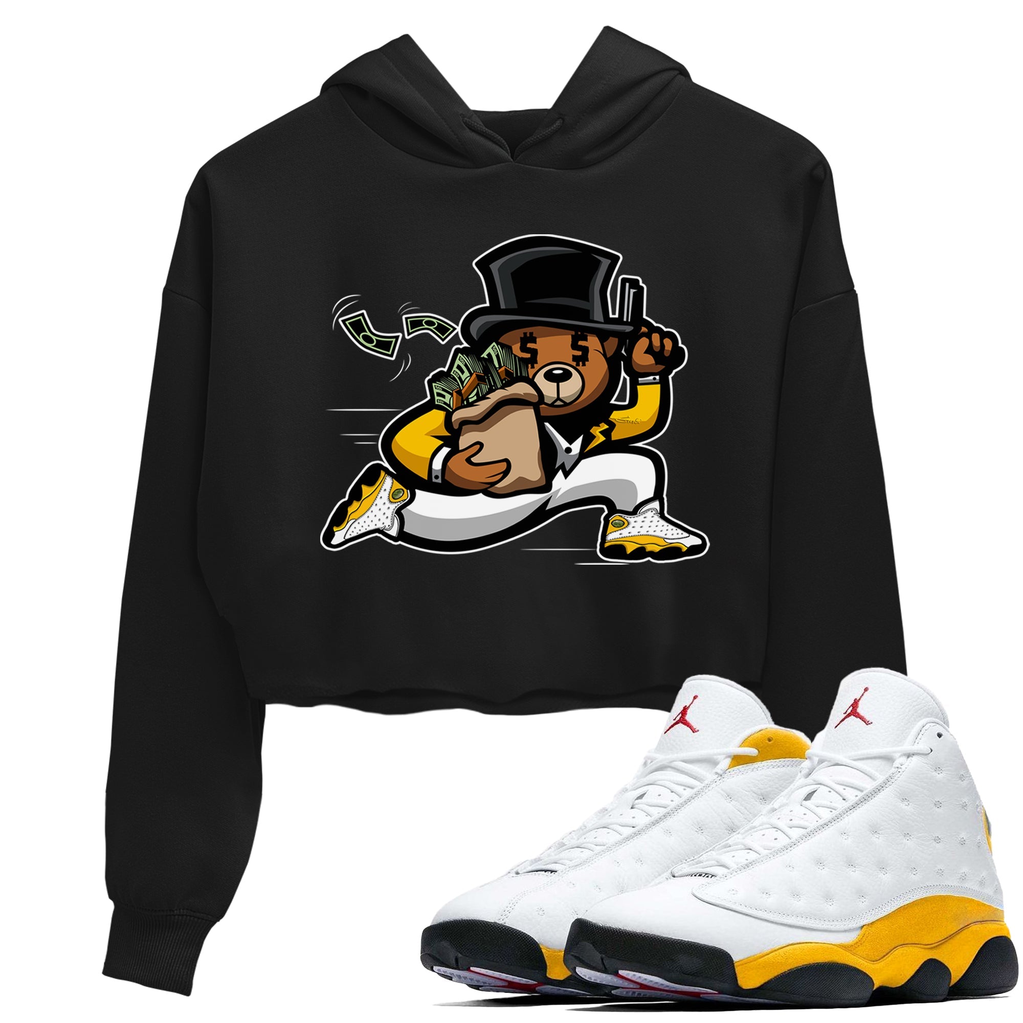 Jordan 13 Del Sol Sneaker Match Tees Bear Steals Sneaker Tees Jordan 13 Del Sol Sneaker Release Tees Women's Shirts