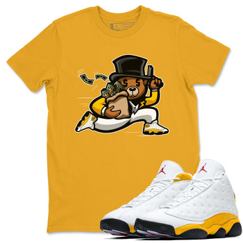Jordan 13 Del Sol Sneaker Match Tees Bear Steals Sneaker Tees Jordan 13 Del Sol Sneaker Release Tees Unisex Shirts