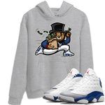 Jordan 13 French Blue Sneaker Match Tees Bear Steals Sneaker Tees Jordan 13 French Blue Sneaker Release Tees Unisex Shirts