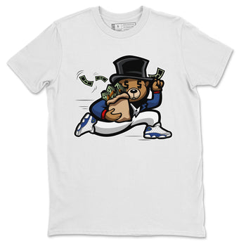Jordan 13 French Blue Sneaker Match Tees Bear Steals Sneaker Tees Jordan 13 French Blue Sneaker Release Tees Unisex Shirts