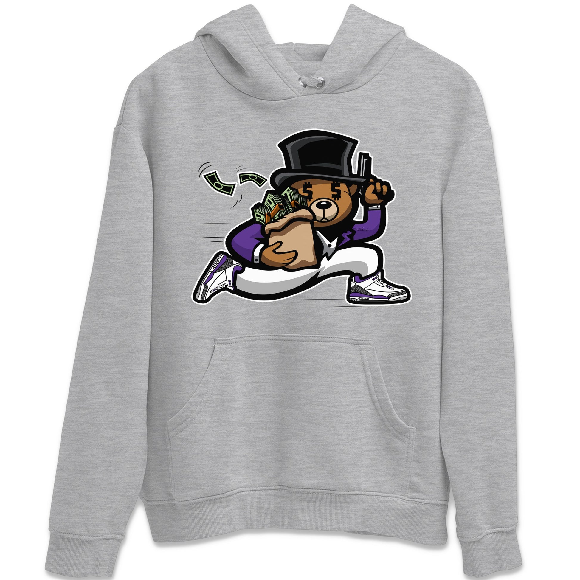 Jordan 3 Dark Iris Sneaker Match Tees Bear Steals Sneaker Tees Jordan 3 Dark Iris Sneaker Release Tees Unisex Shirts