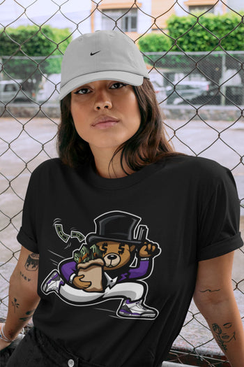 Jordan 3 Dark Iris Sneaker Match Tees Bear Steals Sneaker Tees Jordan 3 Dark Iris Sneaker Release Tees Unisex Shirts