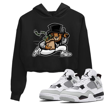 Jordan 4 Military Black Sneaker Match Tees Bear Steals Sneaker Tees Jordan 4 Military Black Sneaker Release Tees Women's Shirts