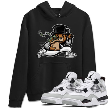 Jordan 4 Military Black Sneaker Match Tees Bear Steals Sneaker Tees Jordan 4 Military Black Sneaker Release Tees Unisex Shirts