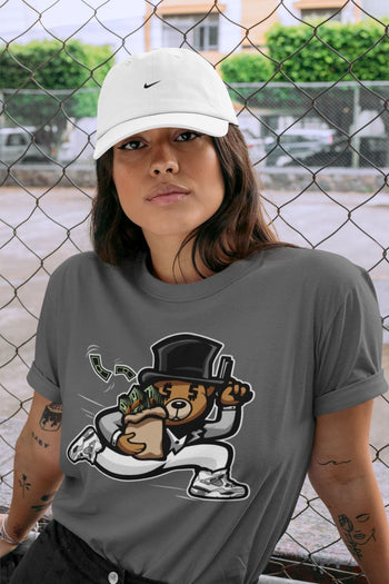 Jordan 4 Military Black Sneaker Match Tees Bear Steals Sneaker Tees Jordan 4 Military Black Sneaker Release Tees Unisex Shirts