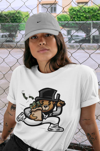 Jordan 4 Military Black Sneaker Match Tees Bear Steals Sneaker Tees Jordan 4 Military Black Sneaker Release Tees Unisex Shirts