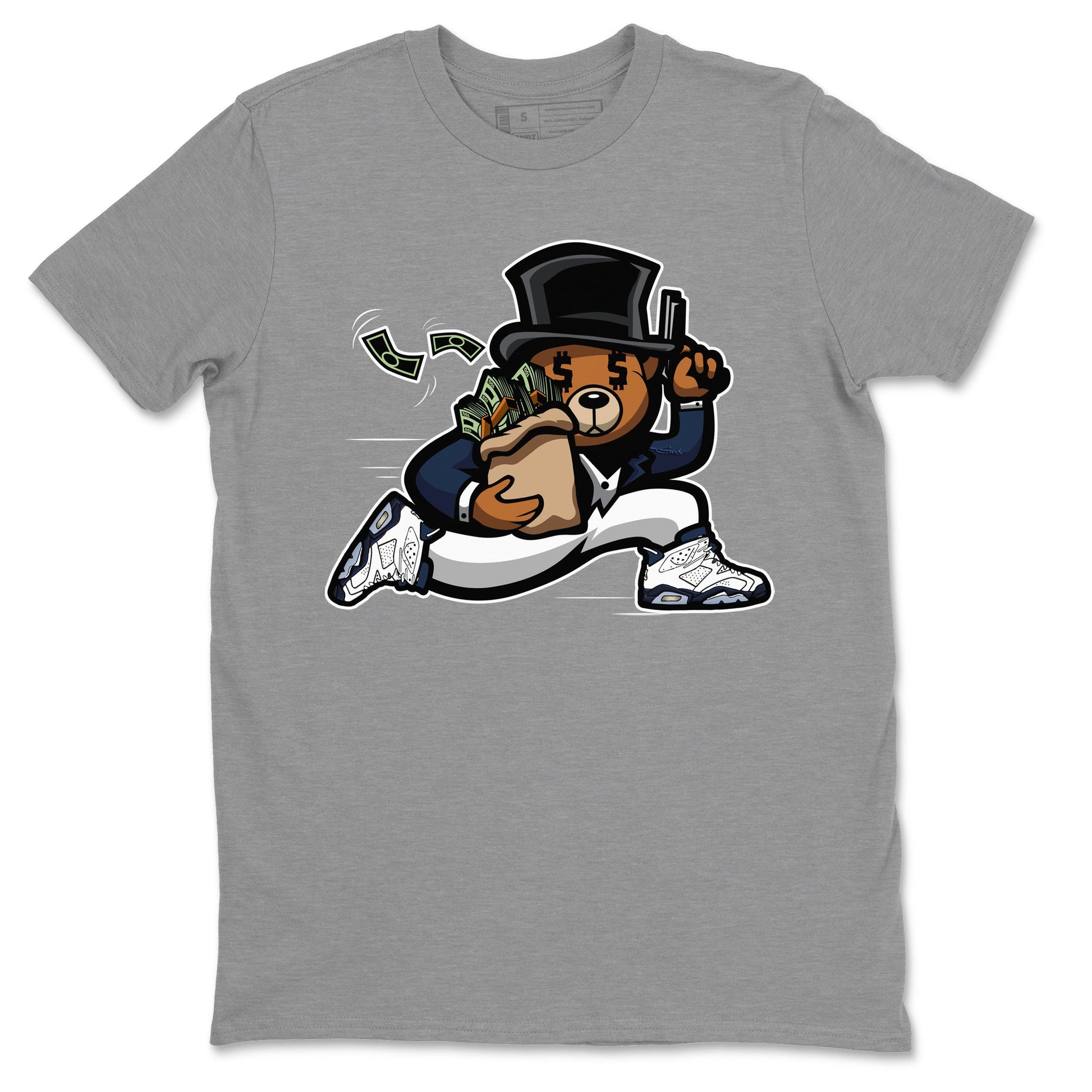 Jordan 6 Midnight Navy Sneaker Match Tees Bear Steals Sneaker Tees Jordan 6 Midnight Navy Sneaker Release Tees Unisex Shirts