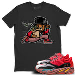 Yeezy 700 Hi-Res Red Sneaker Match Tees Bear Steals Sneaker Tees Yeezy 700 Hi-Res Red Sneaker Release Tees Unisex Shirts