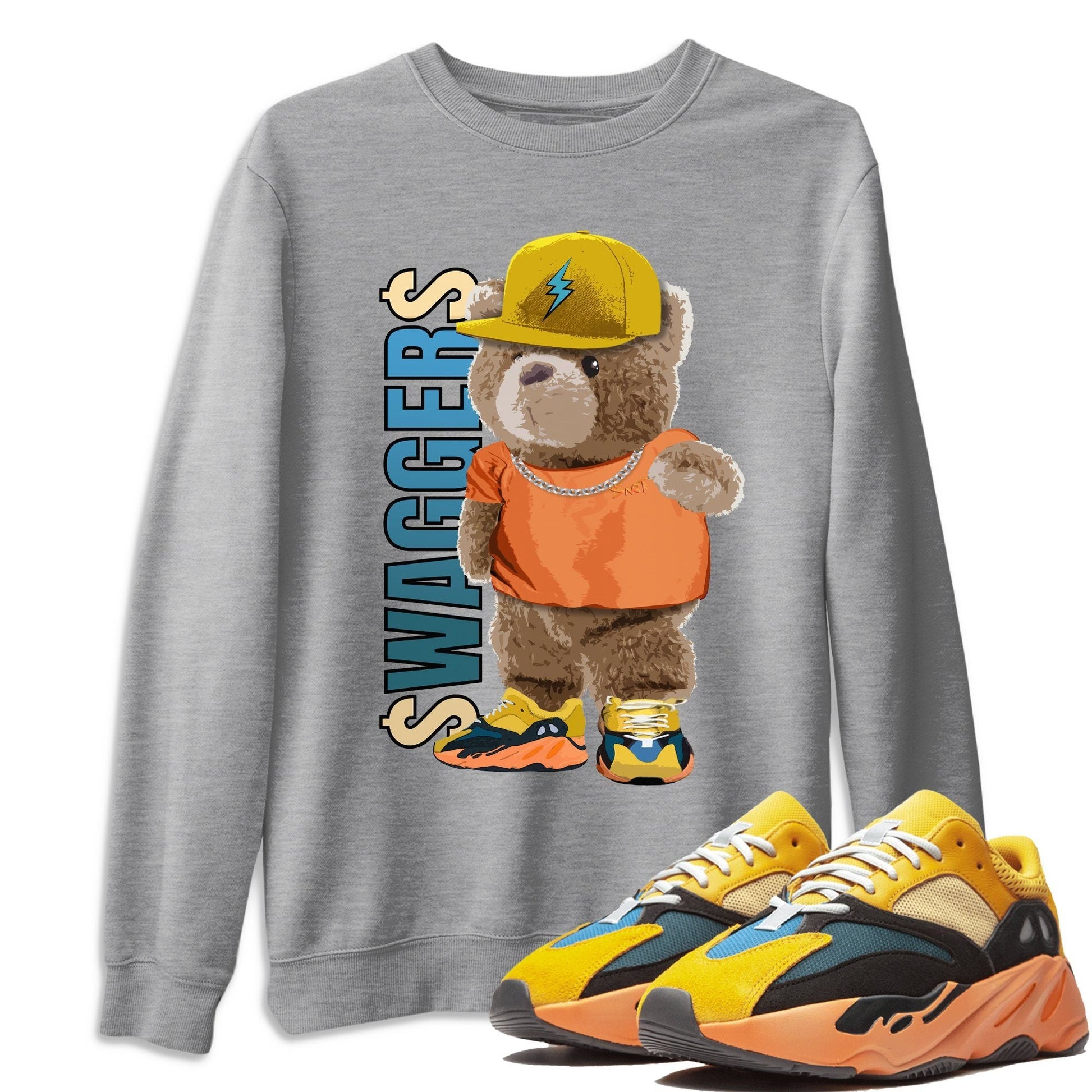 Yeezy 700 Sun Sneaker Match Tees Bear Swaggers Sneaker Tees Yeezy 700 Sun Sneaker Release Tees Unisex Shirts