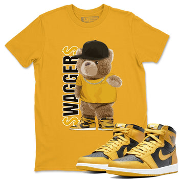 Jordan 1 Pollen Sneaker Match Tees Bear Swaggers Sneaker Tees Jordan 1 Pollen Sneaker Release Tees Unisex Shirts