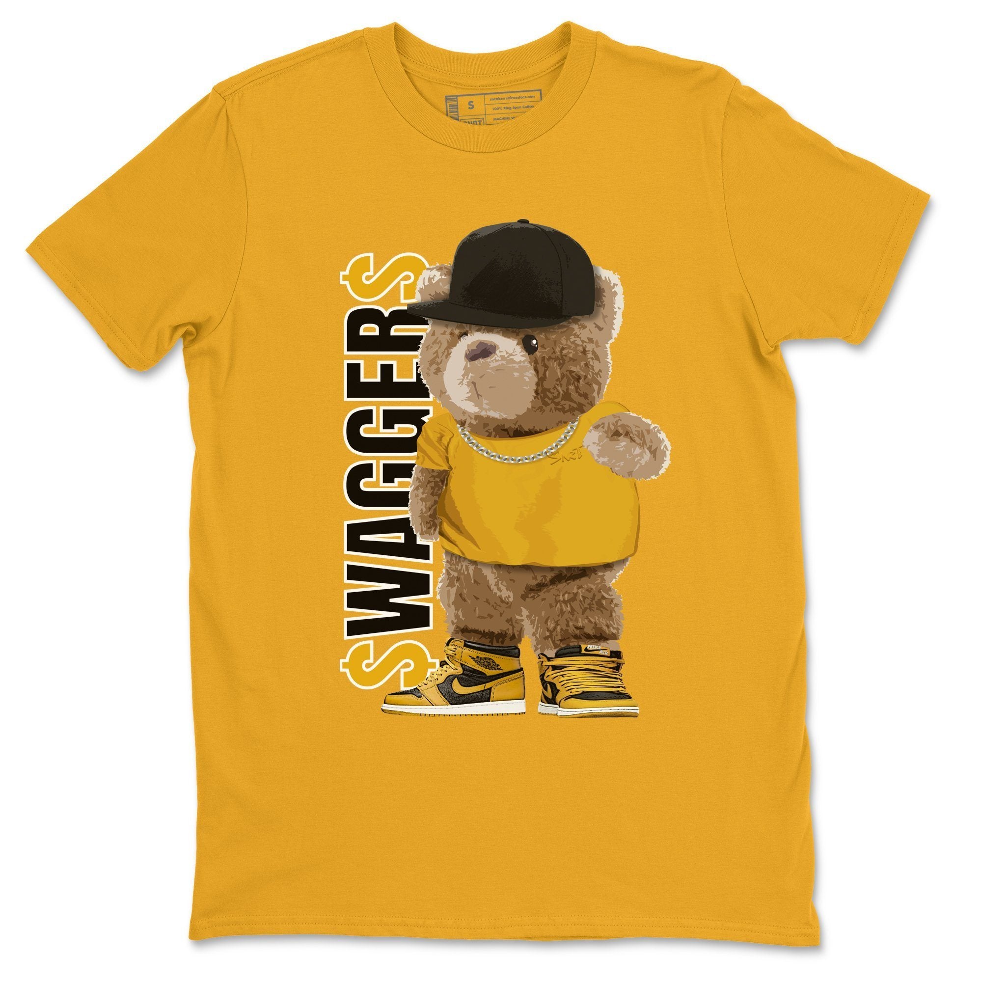 Jordan 1 Pollen Sneaker Match Tees Bear Swaggers Sneaker Tees Jordan 1 Pollen Sneaker Release Tees Unisex Shirts