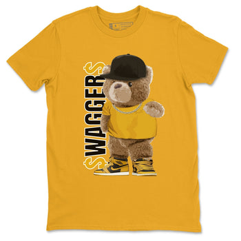 Jordan 1 Pollen Sneaker Match Tees Bear Swaggers Sneaker Tees Jordan 1 Pollen Sneaker Release Tees Unisex Shirts