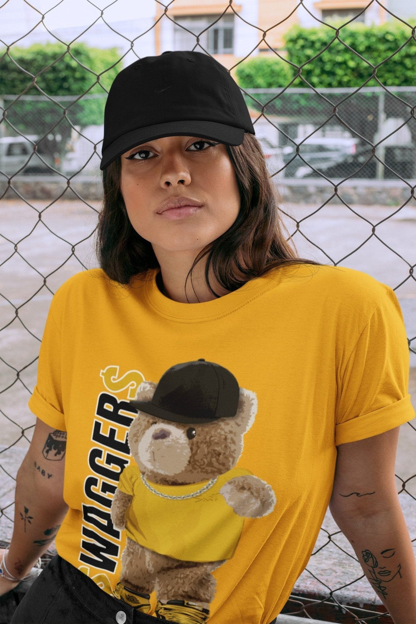 Jordan 1 Pollen Sneaker Match Tees Bear Swaggers Sneaker Tees Jordan 1 Pollen Sneaker Release Tees Unisex Shirts