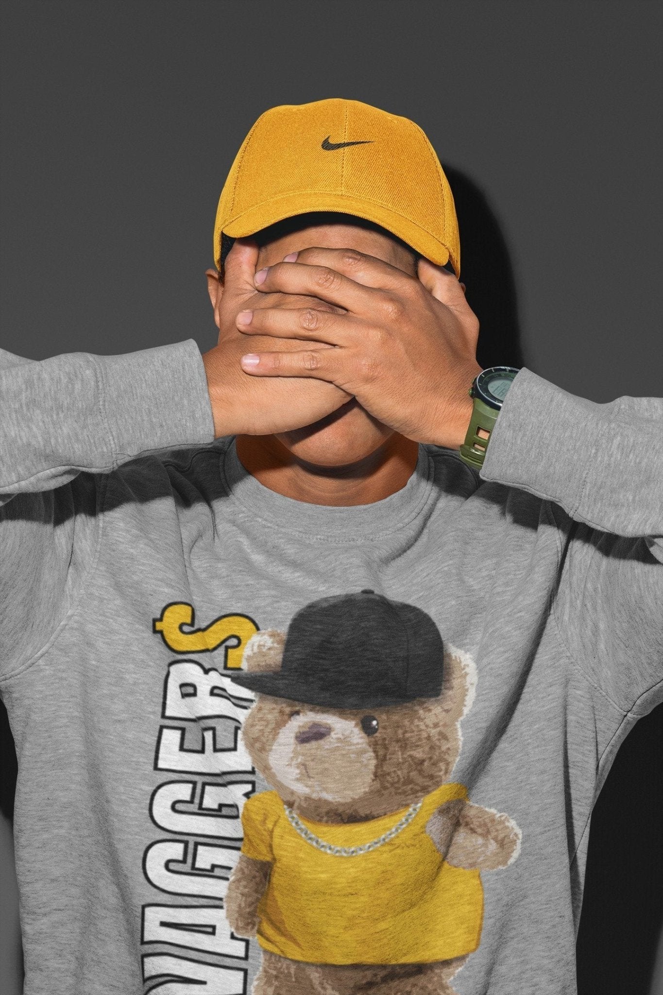 Jordan 1 Pollen Sneaker Match Tees Bear Swaggers Sneaker Tees Jordan 1 Pollen Sneaker Release Tees Unisex Shirts