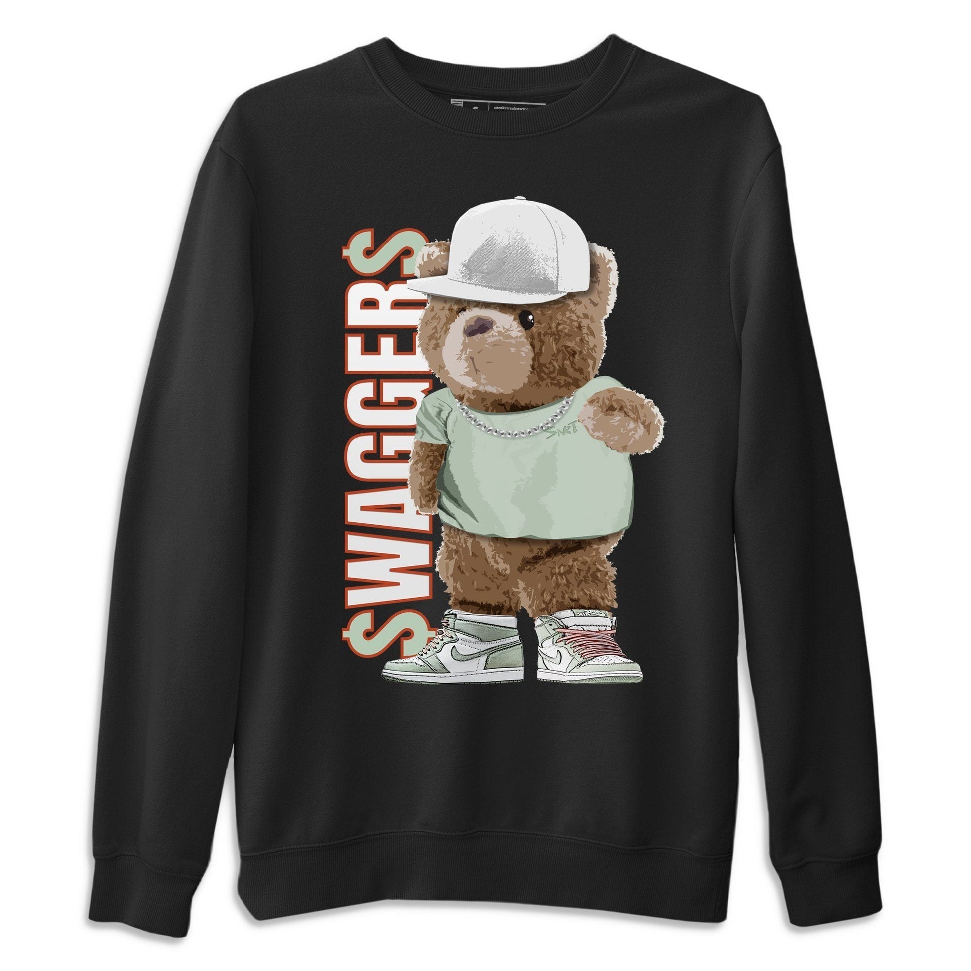 Jordan 1 Seafoam Sneaker Match Tees Bear Swaggers Sneaker Tees Jordan 1 Seafoam Sneaker Release Tees Unisex Shirts