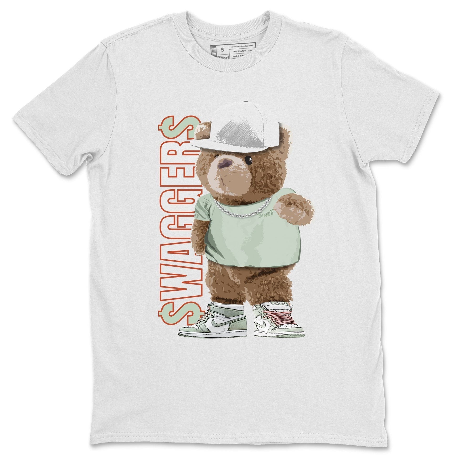 Jordan 1 Seafoam Sneaker Match Tees Bear Swaggers Sneaker Tees Jordan 1 Seafoam Sneaker Release Tees Unisex Shirts