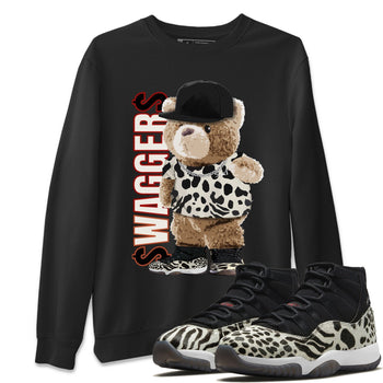 Jordan 11 Animal Instinct Sneaker Match Tees Bear Swaggers Sneaker Tees Jordan 11 Animal Instinct Sneaker Release Tees Unisex Shirts