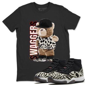 Jordan 11 Animal Instinct Sneaker Match Tees Bear Swaggers Sneaker Tees Jordan 11 Animal Instinct Sneaker Release Tees Unisex Shirts