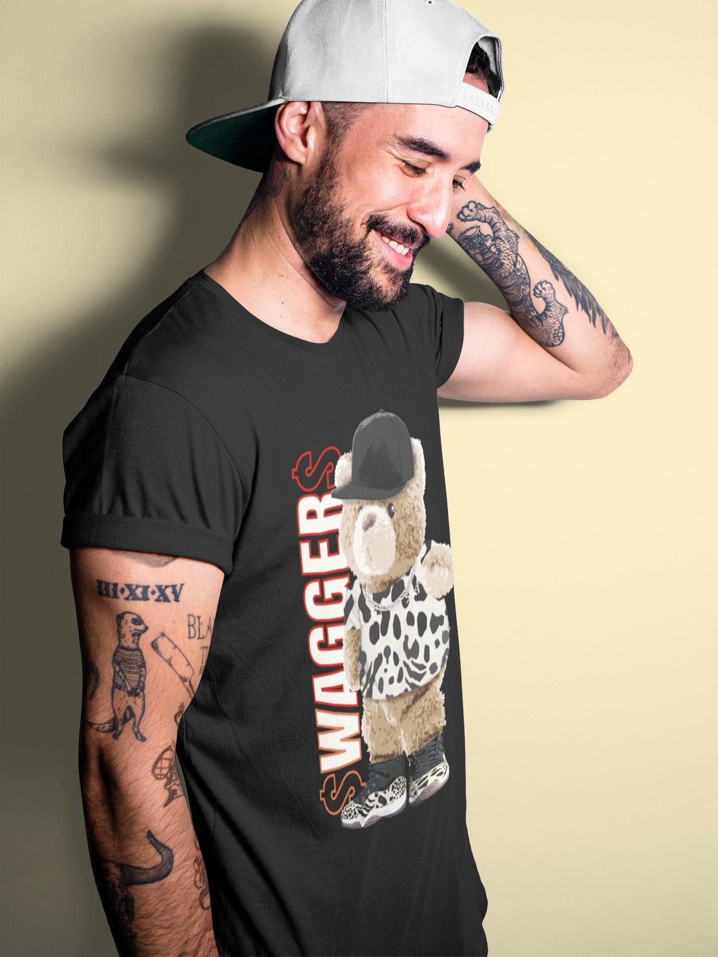Jordan 11 Animal Instinct Sneaker Match Tees Bear Swaggers Sneaker Tees Jordan 11 Animal Instinct Sneaker Release Tees Unisex Shirts
