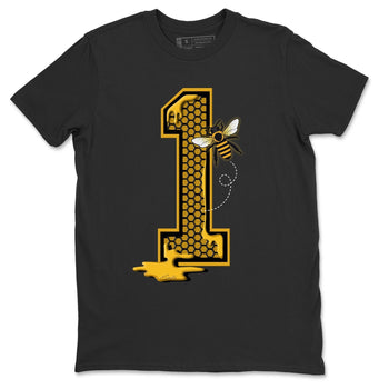 Jordan 1 Pollen Sneaker Match Tees Bees Number 1 Sneaker Tees Jordan 1 Pollen Sneaker Release Tees Unisex Shirts