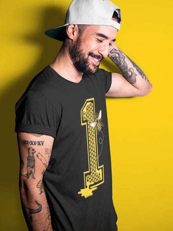 Jordan 1 Pollen Sneaker Match Tees Bees Number 1 Sneaker Tees Jordan 1 Pollen Sneaker Release Tees Unisex Shirts