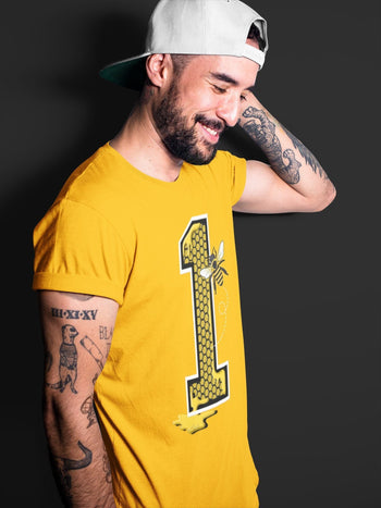 Jordan 1 Pollen Sneaker Match Tees Bees Number 1 Sneaker Tees Jordan 1 Pollen Sneaker Release Tees Unisex Shirts