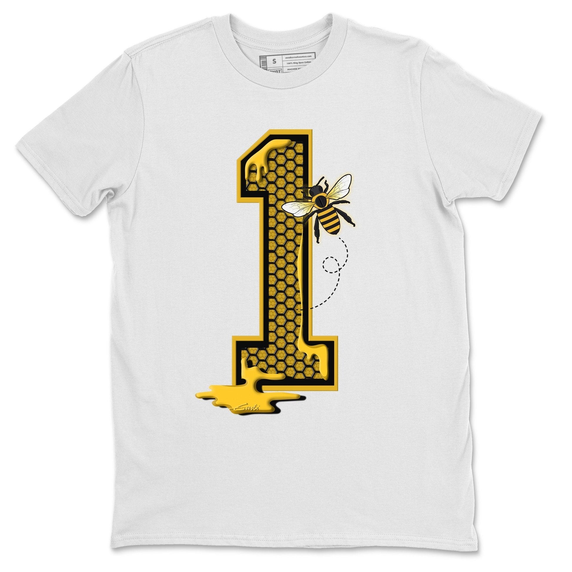 Jordan 1 Pollen Sneaker Match Tees Bees Number 1 Sneaker Tees Jordan 1 Pollen Sneaker Release Tees Unisex Shirts