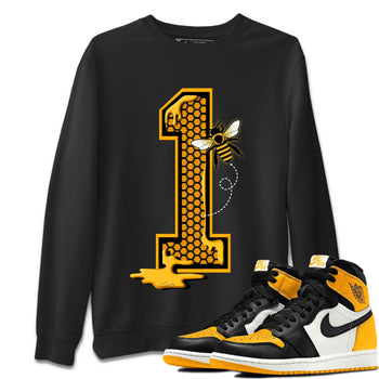 Jordan 1 Taxi Sneaker Match Tees Bees Number 1 Sneaker Tees Jordan 1 Taxi Sneaker Release Tees Unisex Shirts