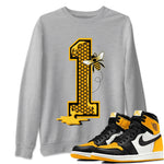 Jordan 1 Taxi Sneaker Match Tees Bees Number 1 Sneaker Tees Jordan 1 Taxi Sneaker Release Tees Unisex Shirts