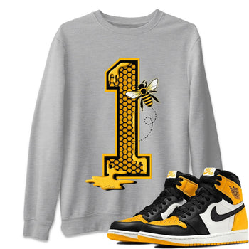 Jordan 1 Taxi Sneaker Match Tees Bees Number 1 Sneaker Tees Jordan 1 Taxi Sneaker Release Tees Unisex Shirts