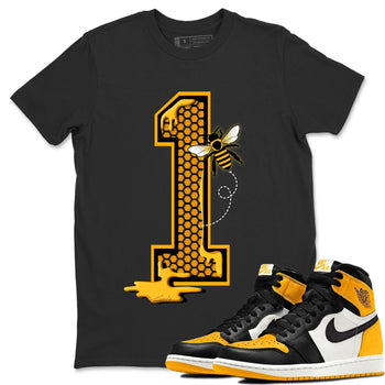Jordan 1 Taxi Sneaker Match Tees Bees Number 1 Sneaker Tees Jordan 1 Taxi Sneaker Release Tees Unisex Shirts