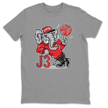 Jordan 3 Black Cement Sneaker Match Tees AJ3 Elephant Sneaker Tees Jordan 3 Black Cement Sneaker Release Tees Unisex Shirts