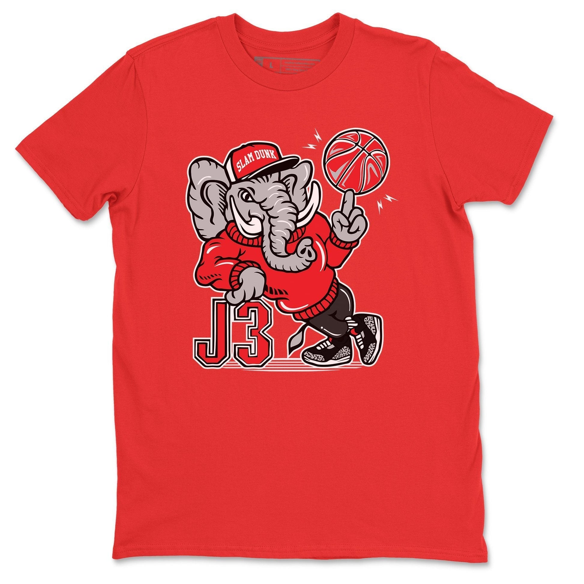 Jordan 3 Black Cement Sneaker Match Tees AJ3 Elephant Sneaker Tees Jordan 3 Black Cement Sneaker Release Tees Unisex Shirts