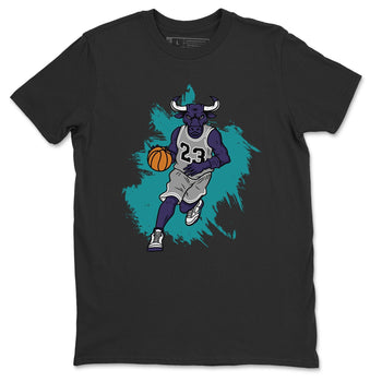 Jordan 5 Purple Grape Sneaker Match Tees Bull Figure Sneaker Tees Jordan 5 Purple Grape Sneaker Release Tees Unisex Shirts