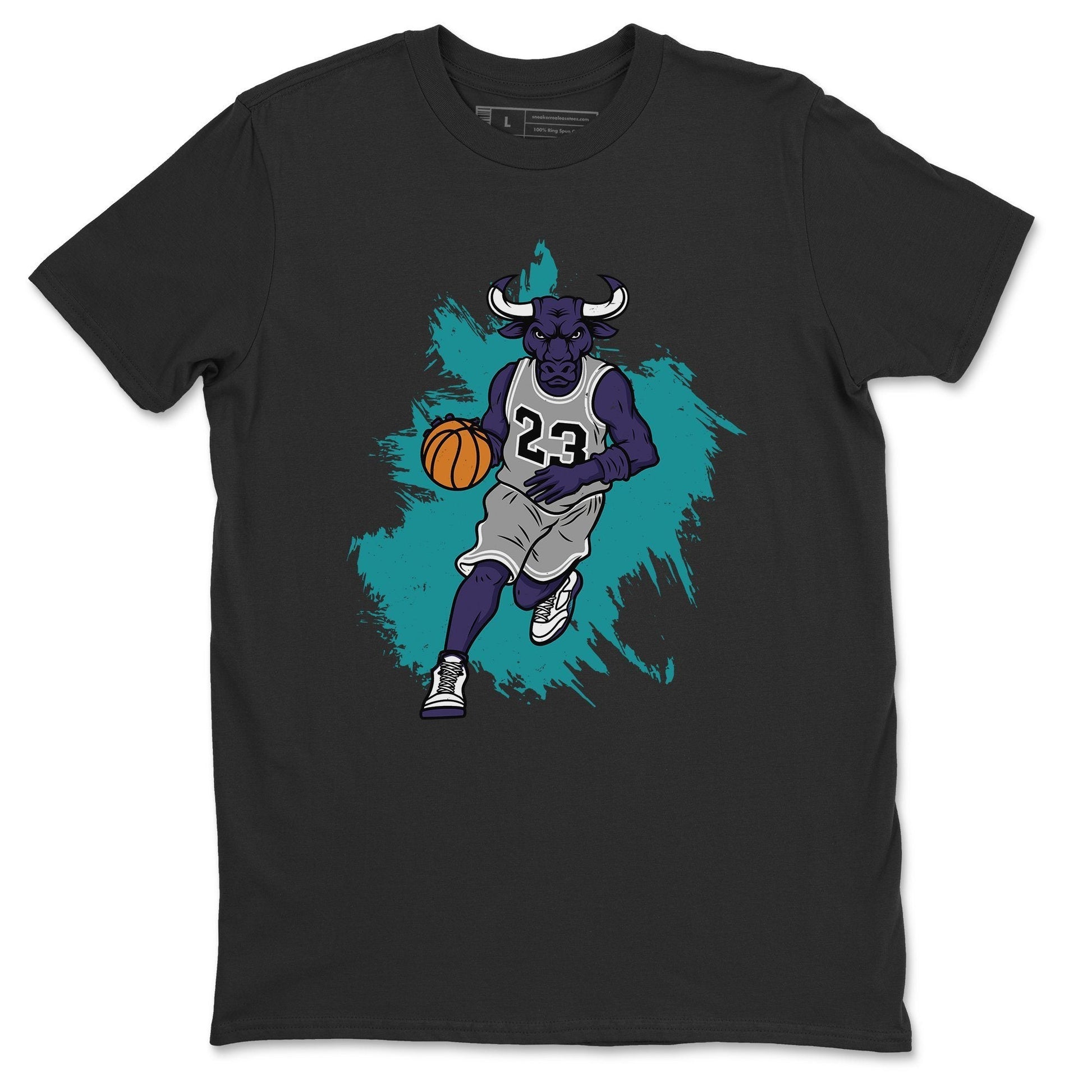 Jordan 5 Black Grape Sneaker Match Tees Bull Figure Sneaker Tees Jordan 5 Black Grape Sneaker Release Tees Unisex Shirts