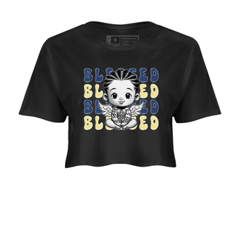 Jordan 5 A Ma Maniere x Dawn to match jordans Blessed Baby sneaker tees Air Jordan 5 A Ma Maniere x Photon Dust SNRT Sneaker Tees Sneaker Matching Cotton Shirt Black 2 crop length shirt